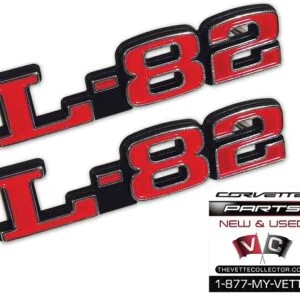 73-79 Corvette Emblem- Hood L-82 GM # 367685 372370
