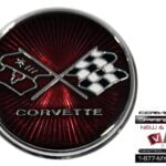 75-76 Corvette Emblem- Fuel Door GM # 358737