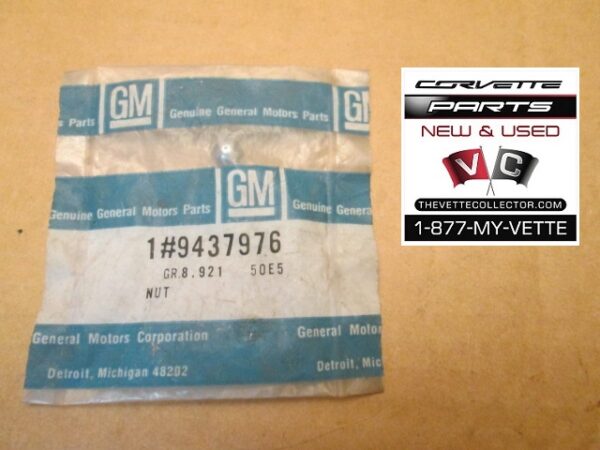 78-82 Corvette NOS Seat Hinge Cover Acorn Nut GM # 9437976