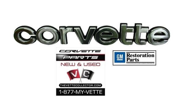 80-82 Corvette Emblem- Rear Bumper Letter Set- GM # 14016100