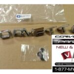 74-75 Corvette Emblem- Rear Bumper Letter Set