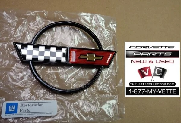 84-90 Corvette Emblem- Fuel Door GM # 14060260