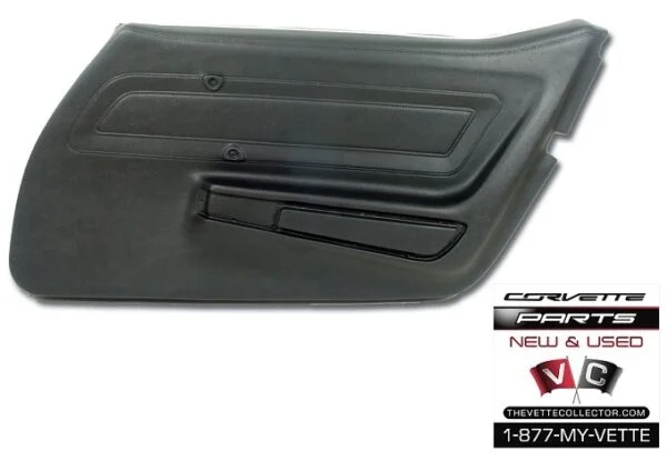 70-76 Corvette Door Panel RH- BLACK