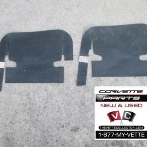 67 Corvette NOS Control Arm Dust Shield Set GM # 3908199