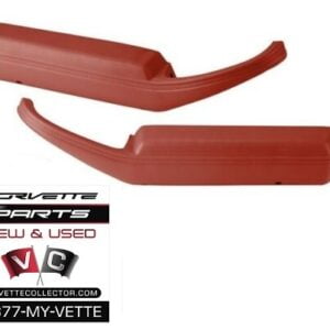 78-82 Corvette Armrest Set Red