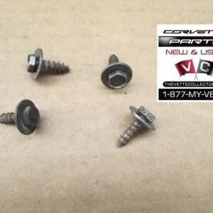 63-82 Corvette Body Mount #3 Access Plate Screw Set- USED