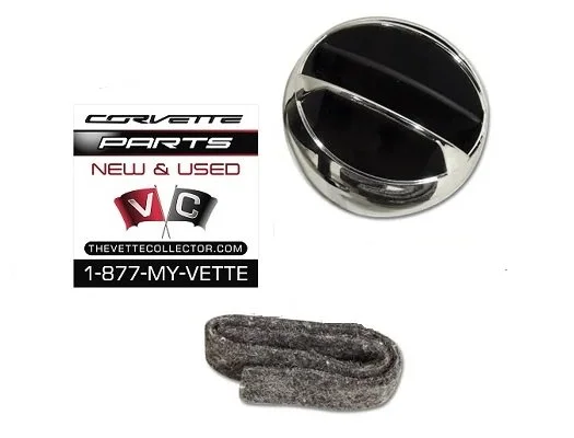 68-77 Corvette Dash Vent Ball Deflector with Felt Seal