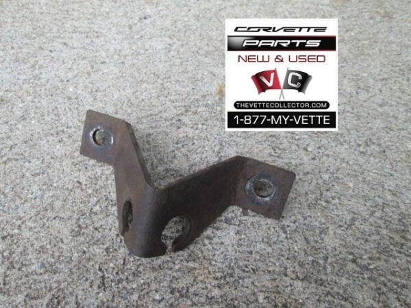 68-82 Corvette Park Brake Cable Rear Frame Bracket- USED GM # 3960797