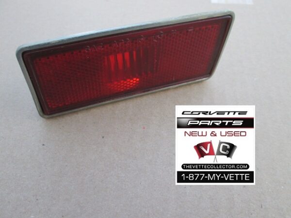 74-82 Corvette Marker Light Lens RH Rear- USED GM # 362958