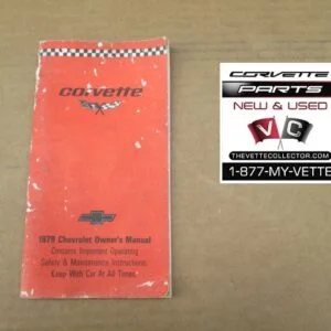 79 Corvette Owners Manual- USED