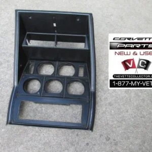 78-82 Corvette Center Gauge Bezel with Cutout- USED