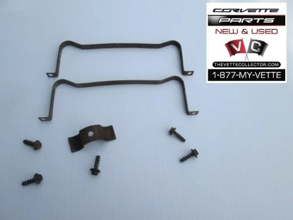 78-82 Corvette Heater Core Mounting Strap Set- USED