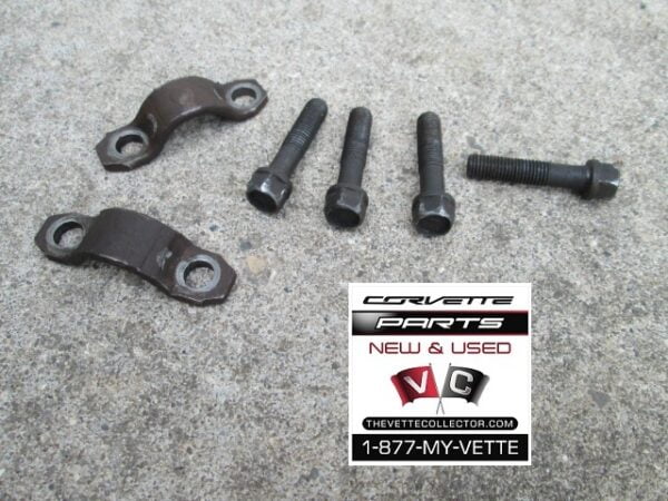68-81 Corvette Drive Shaft U Joint Strap with TR Bolts- USED