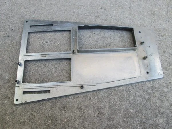 72-76 Corvette Shift Console Plate Manual- USED GM # 3996818, 3996821
