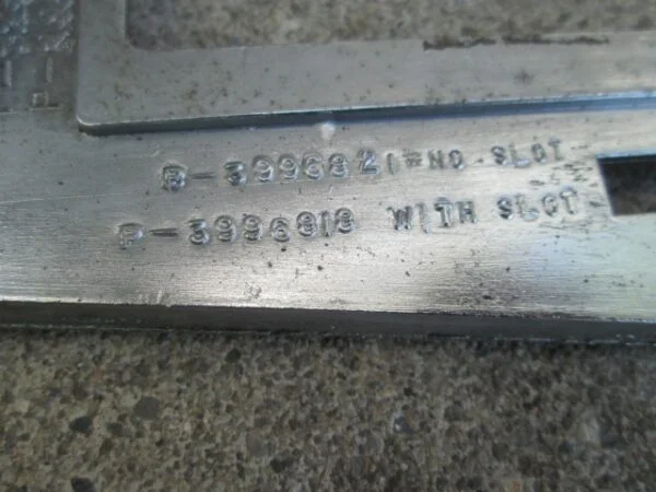 72-76 Corvette Shift Console Plate Manual- USED GM # 3996818, 3996821