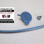 63-74 Corvette Windshield Washer Bottle Cap, Hose & Filter- USED