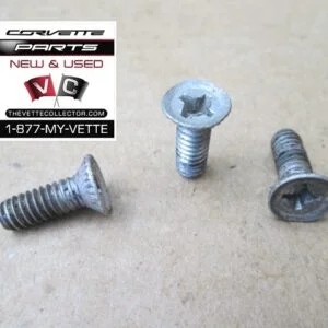 68-82 Corvette Door Lock Latch Screw Set 3pc- USED