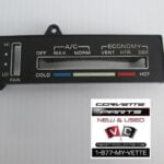 77-79 Corvette Heater Control Face Plate- USED GM # 344882