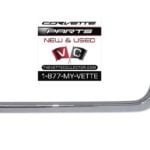 68-69 Corvette Front Lower Outer Grille Molding LH GM # 3915847
