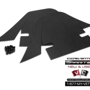 68-82 Corvette Control Arm Dust Cover Set with Fasteners