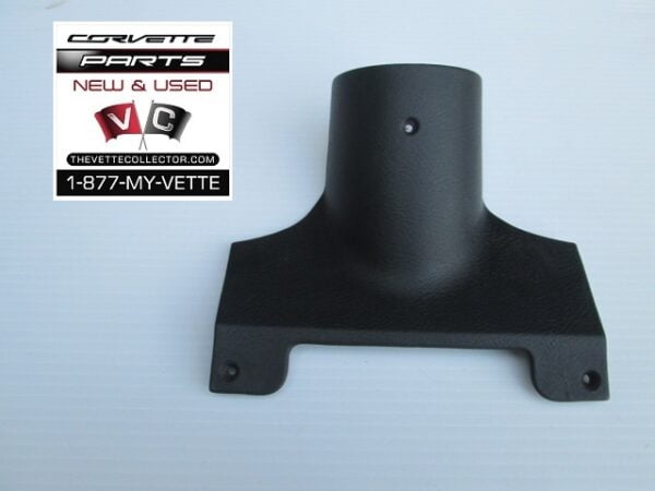 69-77 Corvette Steering Column Cover BLACK- USED