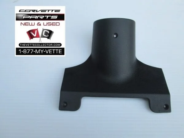 69-77 Corvette Lower Steering Column Cover BLACK- USED GM # 9750446