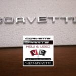 74-75 Corvette Emblem- Rear Bumper Letter Set- USED