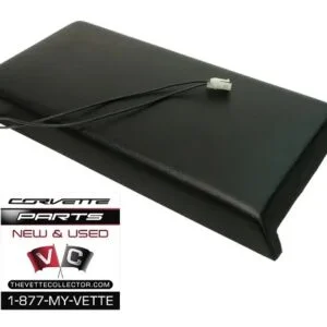 84-89 Corvette Center Console Door with Light- BLACK