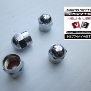 53-96 Corvette Valve Stem Cap Set- Chrome