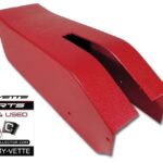 69-72 Corvette Park Brake Console without Power Windows- RED