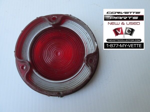 70-71 Corvette Tail Light Lens- Correct Original with Silver Paint