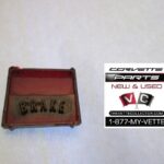 68-77 Corvette Tachometer Park Brake Tell Tale Filter Lens- USED GM # 6480858
