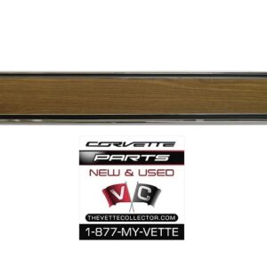 70-77 Corvette Door Panel Insert Plate RH- Teak