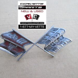 68-72 Corvette Emblem- Nose- USED GM # 3912706