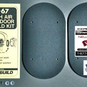 63-67 Corvette Fresh Air Vent Door Seal Kit
