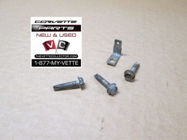 75-82 Corvette Windshield Wiper Motor Cover Hardware Kit- USED