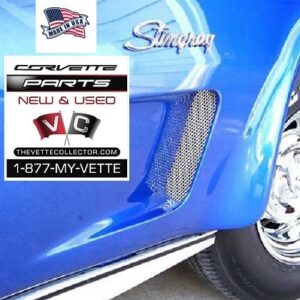 73-79 Corvette Fender Vent Grille Styling Screen Set