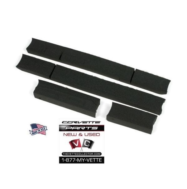 76-78 Corvette Radiator Support Seal Kit- Without AC