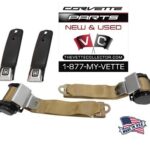 78-82 Corvette Premium Seat Belt Set- Doeskin
