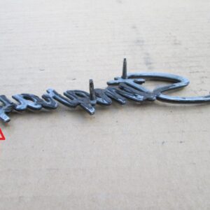 69-73 Corvette Emblem- Fender Stingray Script- USED BLEMISHED GM # 3945361
