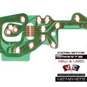 78-82 Corvette Dash Cluster Printed Circuit GM # 25023577