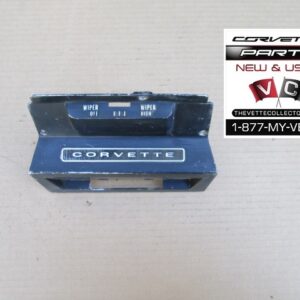 68-69 Corvette Windshield Wiper Switch Bezel- USED GM # 6483329