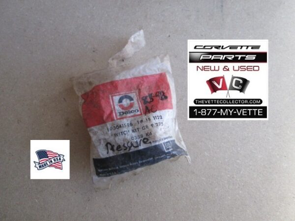 80-91 NOS Corvette AC Low Pressure Clutch Cycling Switch GM # 3041596