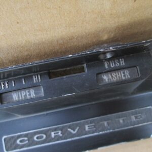72-76 Corvette Windshield Wiper Switch Bezel- USED GM # 6499624