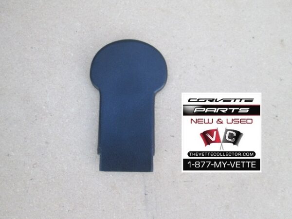 74-77 Corvette Seat Belt Upper Bolt Cover BLACK- USED