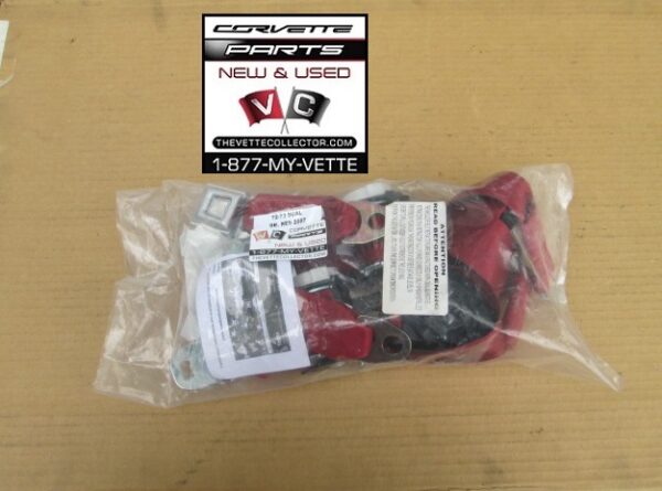 72-73 Corvette Seat Belt Set Lap & Shoulder- RED