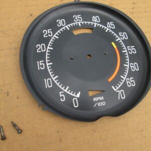 75-77 Corvette Speedometer Face Plate- USED GM # 8987282