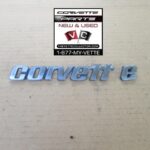 76-79 Corvette Emblem Rear Bumper Letter Set- USED BLEMISHED GM # 462226
