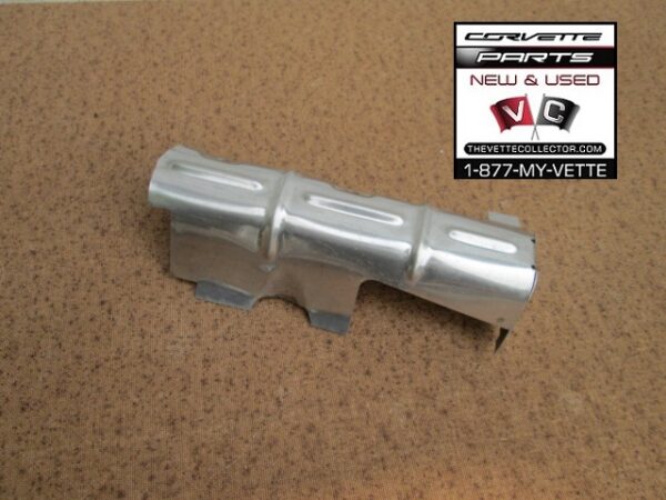66-67 Corvette Ignition Heat Shield Lower Left Rear- USED GM # 3880997