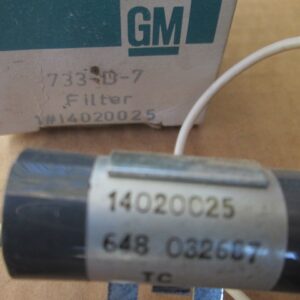 75-91 NOS Corvette Tachometer Filter GM # 14020025